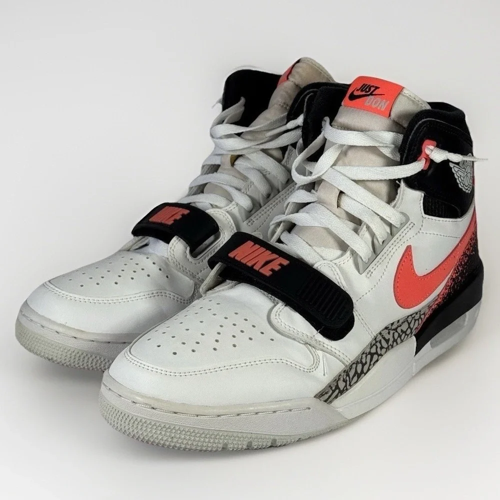 Air Jordan Legacy 312 NRG‎ AQ4160 108 White Hot Lava High Top Mens Size 12